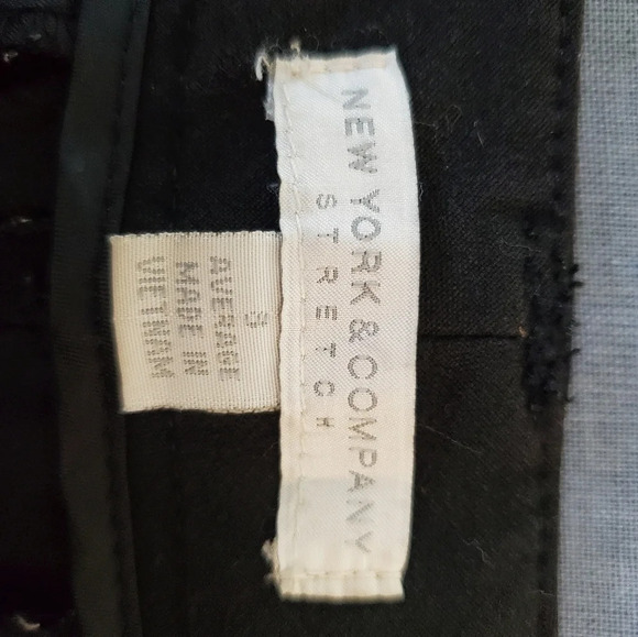 New York & Company Black Stretch Bootcut 8 Regular Dress Pants - Picture 6 of 11